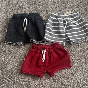 Childhoods boy shorts Set - Black, Gray, and Red
